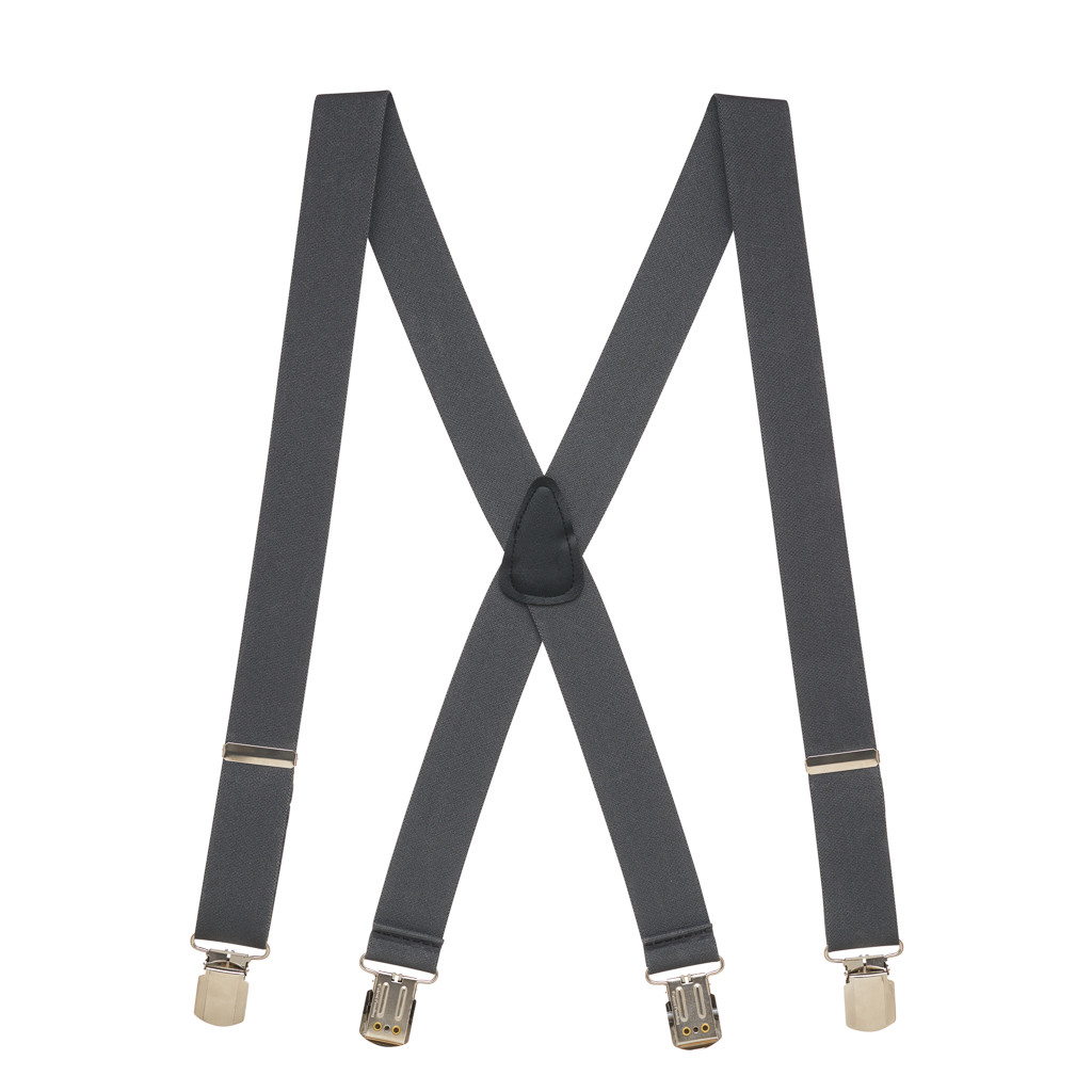 Suspender Store 1 inch Wide Clip Suspenders - Solid Colors (Y-Back)