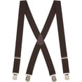 thumbnail image 1 of SuspenderStore Solid Color Suspenders -1.5-Inch Wide Elastic - Pin Clip - 4 Sizes, Includes Big & Tall, 1 of 4