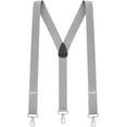 thumbnail image 1 of SuspenderStore Solid Color Suspenders -1.5-Inch Wide Elastic - Trigger Snap - 4 Sizes, Includes Big & Tall, 1 of 4