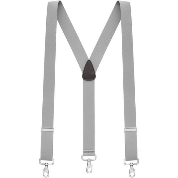 SuspenderStore Solid Color Suspenders -1.5-Inch Wide Elastic - Trigger Snap - 4 Sizes, Includes Big & Tall