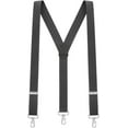 thumbnail image 1 of SuspenderStore Solid Color Suspenders -1.5-Inch Wide Elastic - Trigger Snap - 4 Sizes, Includes Big & Tall, 1 of 4