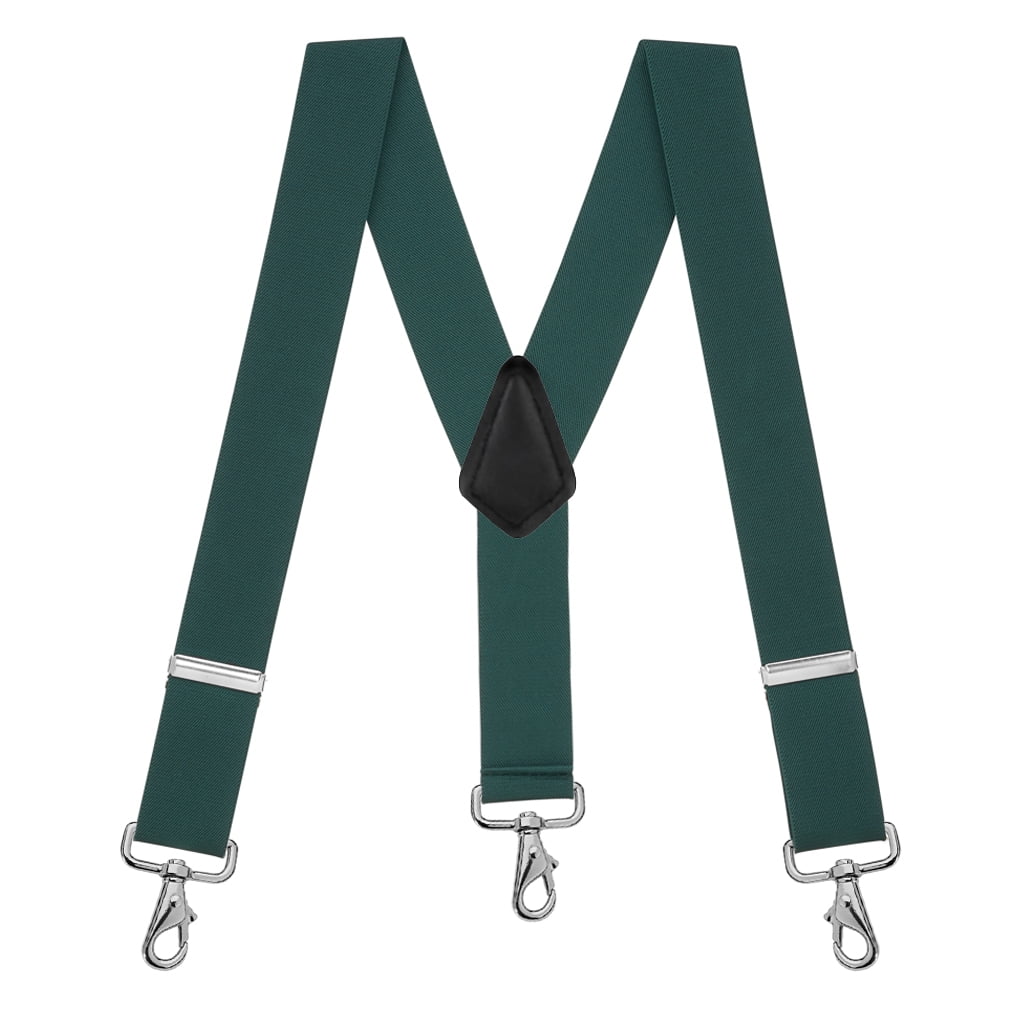 SuspenderStore Solid Color Suspenders - 2-Inch Wide Elastic - TRIGGER ...