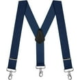 thumbnail image 1 of Suspender Store 2 Inch Wide Trigger Snap Suspenders - NAVY 42" for 5'0" to 5'9" tall, 1 of 4