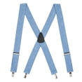thumbnail image 2 of SuspenderStore Red & Green Suspenders – Clip-On, 4 Sizes Including Big & Tall, Men's 2 of 5