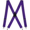 thumbnail image 1 of SuspenderStore Solid Color X-Back Suspenders - 1.5-Inch Wide Elastic - Clip - 4 Sizes Including Big & Tall, 1 of 4