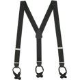 thumbnail image 1 of SuspenderStore Solid Color Y-Back Suspenders - 1.25-Inch Wide Elastic - Button - 3 Sizes, 1 of 4