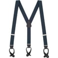 thumbnail image 1 of SuspenderStore Solid Color Y-Back Suspenders - 1.25-Inch Wide Elastic - Button - 3 Sizes, 1 of 4