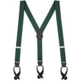 thumbnail image 1 of SuspenderStore Solid Color Y-Back Suspenders - 1.25-Inch Wide Elastic - Button - 3 Sizes, 1 of 4