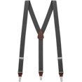 thumbnail image 1 of SuspenderStore Solid Color Y-Back Suspenders - 1.25-Inch Wide Elastic - Clip - 3 Sizes, 1 of 4