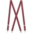 thumbnail image 1 of SuspenderStore Solid Colors X-Back Suspenders - 1-Inch Wide Elastic - Clip - Many Colors & 3 Sizes!, 1 of 4