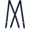 thumbnail image 1 of SuspenderStore Solid Colors X-Back Suspenders - 1-Inch Wide Elastic - Clip - Many Colors & 3 Sizes!, 1 of 4
