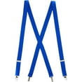 thumbnail image 1 of SuspenderStore Solid Colors X-Back Suspenders - 1-Inch Wide Elastic - Clip - Many Colors & 3 Sizes!, 1 of 4