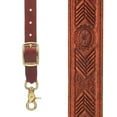 thumbnail image 1 of SuspenderStore Southwestern Pattern 1.5-Inch Wide Western Leather Suspenders - Trigger Snap, 1 of 4