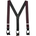 thumbnail image 1 of SuspenderStore Stripes, Dots, And Checked Suspenders - 1.5-Inch Wide Elastic - Button - 3 Sizes, 1 of 4