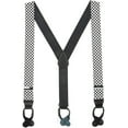 thumbnail image 1 of SuspenderStore Stripes, Dots, And Checked Suspenders - 1.5-Inch Wide Elastic - Button - 3 Sizes, 1 of 4