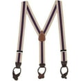 thumbnail image 1 of SuspenderStore Stripes, Dots, And Checked Suspenders - 1.5-Inch Wide Elastic - Button - 3 Sizes, 1 of 4