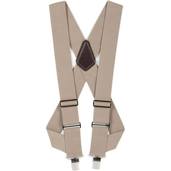 Suspender Store Side-Clip Trucker Suspenders - 2-Inch Wide Elastic - Gator Clip - 3 Colors & 4 Sizes Including Big & Tall