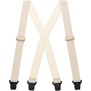 SuspenderStore Undergarment Clip Suspenders - Airport Friendly - 2 Colors & 4 Sizes Includes Big & Tall