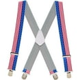 thumbnail image 1 of SuspenderStore Usa Stars & Stripes Suspenders - 2-Inch Wide - Pin Clip- 4 Sizes, 1 of 4