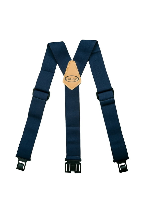 Suspenders For Men Airport Free 2 Inch Width Fully Elastic Navy Perry Suspender Y Shape Non-Metal