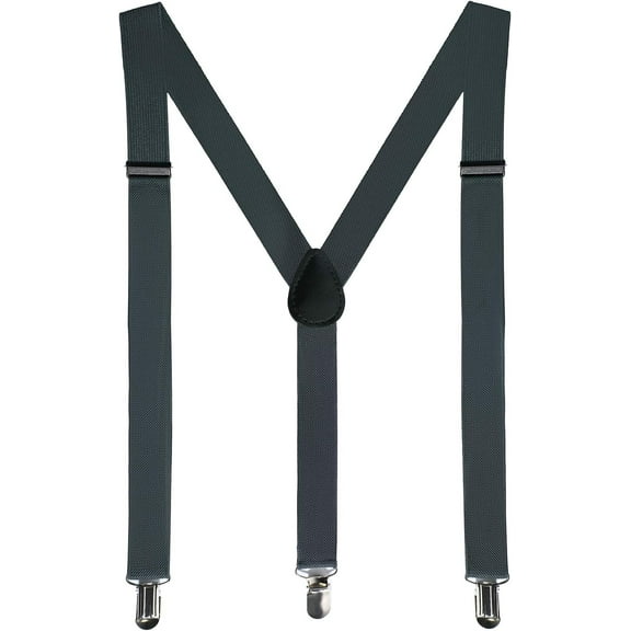 Suspenders for Adult Y Shape with Strong Metal Clips Adjustable Elastic Braces Y Style One Size Fits All Wide.