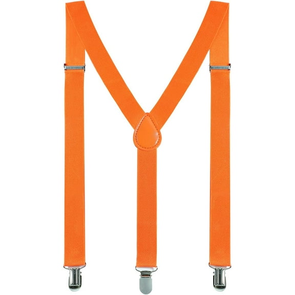 Suspenders for Adult Y Shape with Strong Metal Clips Adjustable Elastic Braces Y Style One Size Fits All Wide.