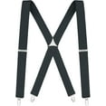 thumbnail image 1 of Suspenders for Men - 48" Elastic Adjustable Straps 1 1/4" - X Back, 1 of 1