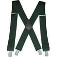 thumbnail image 1 of Suspenders for Men Heavy Duty, 2 Inch Wide Adjustable Elastic X Back Suspender, 1 of 1