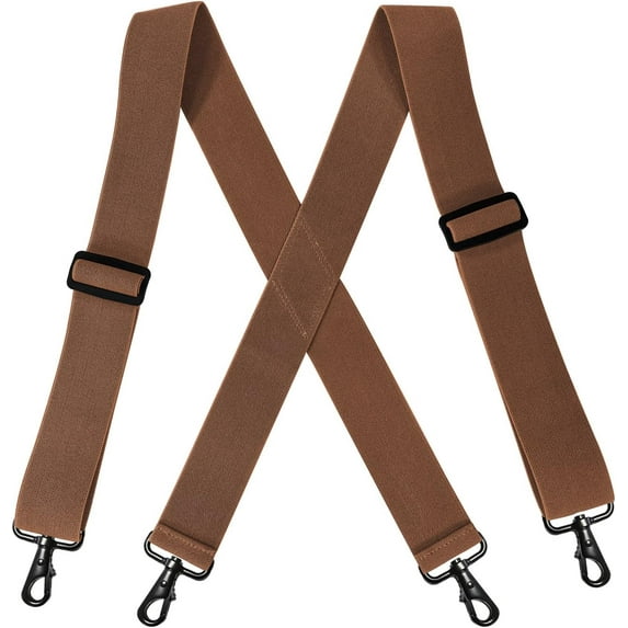 Suspenders for Men Heavy Duty Adjustable Elastic 2u2019 Widened four hook Men's Suspenders Obese people have better results