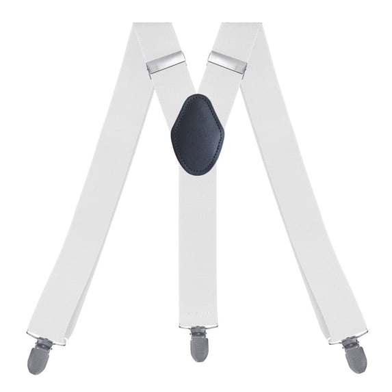 Suspenders for Men Heavy Duty Tuxedo Dress Pants 1.4 inch Solid Adjustable Elastic Y Back Mens Suspenders for Jeans