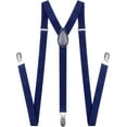 thumbnail image 1 of Suspenders for Men and Women Adjustable Elastic 1 inch Wide Leather Heavy Pants Strong Metal Clips Suspender Costume, 1 of 1