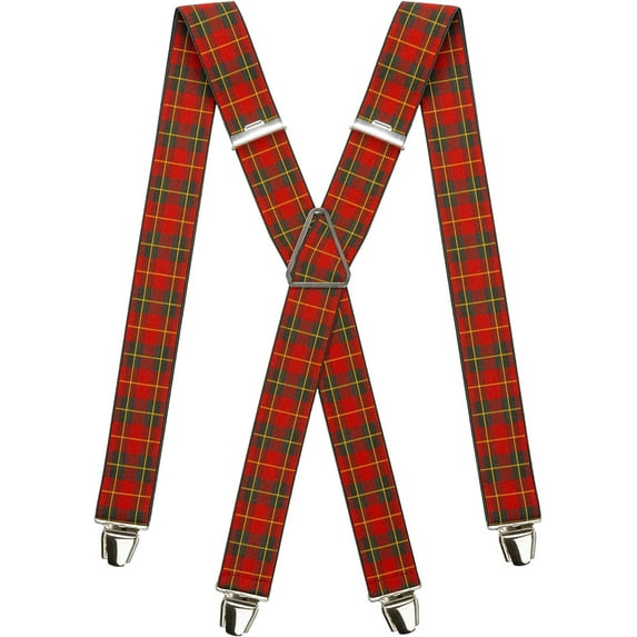 Suspenders for Men with Very Strong Clips - One Size Adjustable - Braces for Men Trousers Heavy Duty