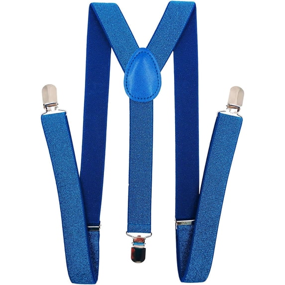 Suspenders for Women and Men | Elastic, Adjustable, Y-Back | Pant Clips, Tuxedo Braces