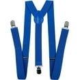 thumbnail image 1 of Suspenders for Women and Men | Elastic, Adjustable, Y-Back | Pant Clips, Tuxedo Braces, 1 of 1