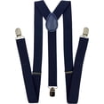 thumbnail image 1 of Suspenders for Women and Men | Elastic, Adjustable, Y-Back | Pant Clips, Tuxedo Braces, 1 of 1