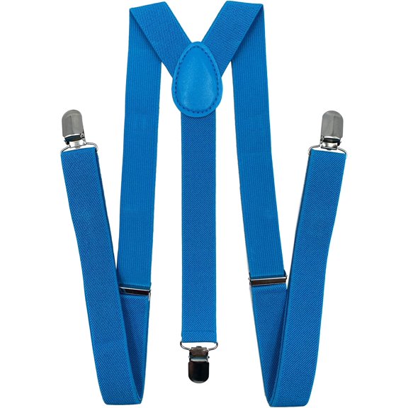 Suspenders for Women and Men | Elastic, Adjustable, Y-Back | Pant Clips, Tuxedo Braces