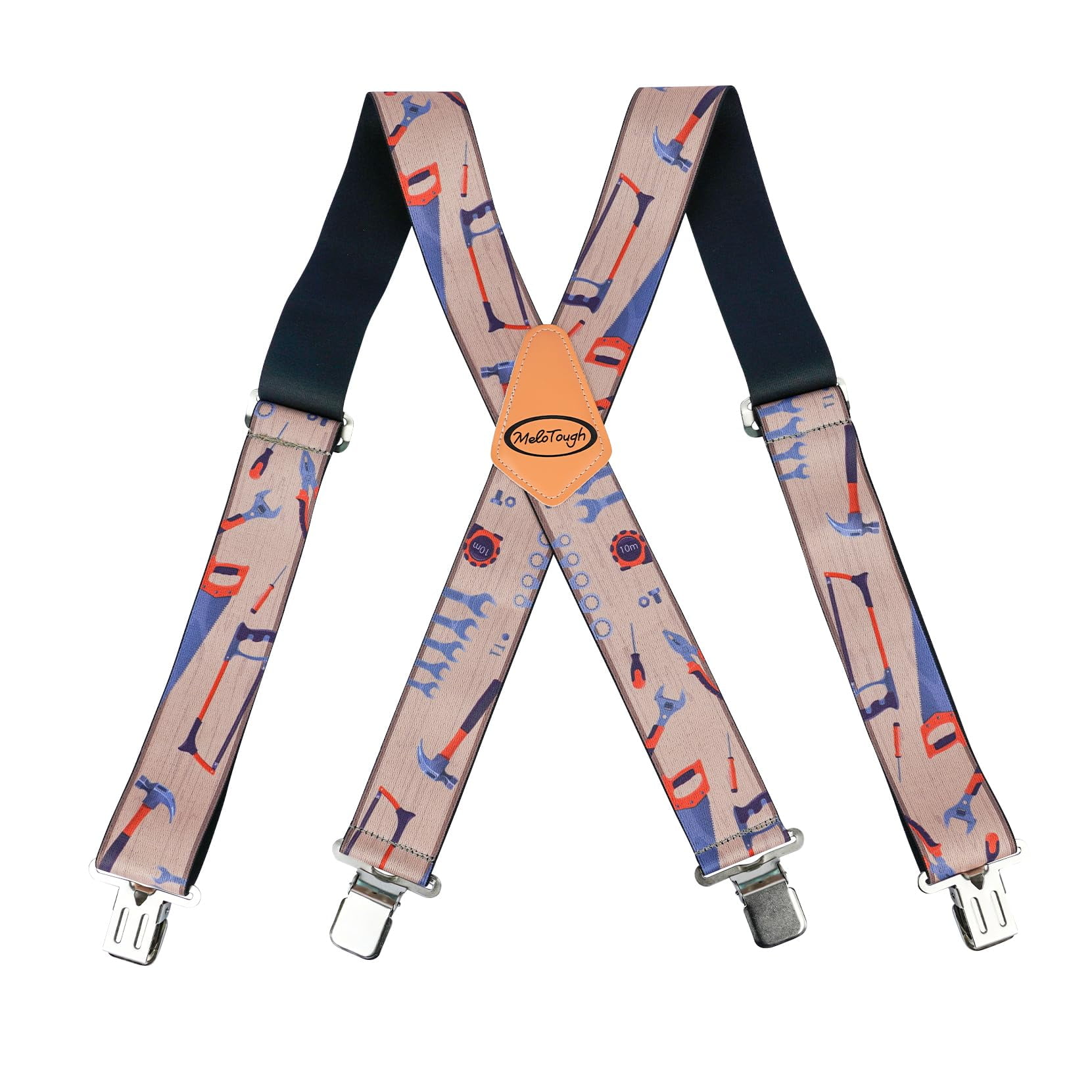 Suspenders for men heavy duty, Men's suspenders, Big Khaki suspenders