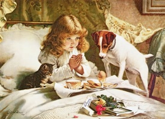 Suspense Canvas Art - Charles Burton Barber (32 x 23)