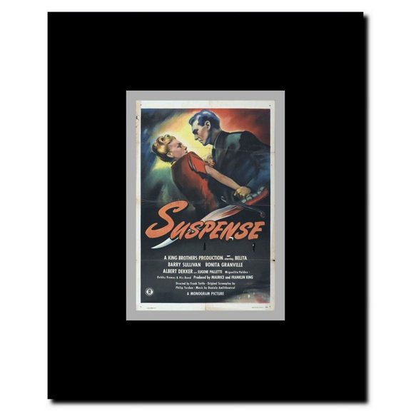 Suspense Framed Movie Poster