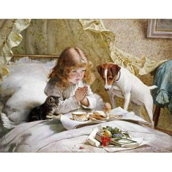Suspense Poster Print by Charles Burton Barber - 11 x 14 - Small