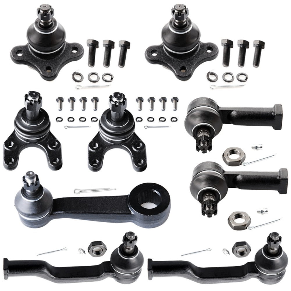 Suspension 9x Front Ball Joints Tie Rods Pitman Arm For 91-93