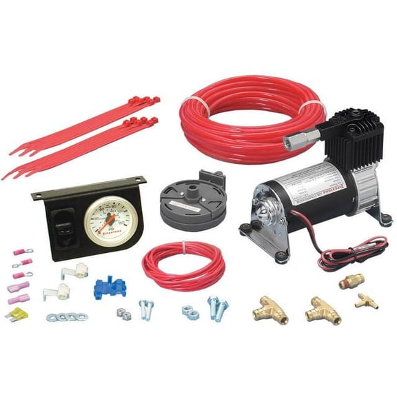 Suspension Air Compressor Kit - Compatible with 1975 - 2021 Ford F-150 1976 1977 1978 1979 1980 1981 1982 1983 1984 1985 1986 1987 1988 1989 1990 1991 1992 1993 1994 1995 1996 1997 1998 1999 2000