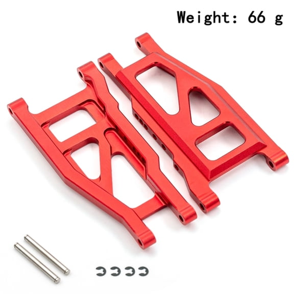 Suspension Arms,Rustler Part 3655x(red) 4x4 Stampede Rustler Stampede Rustler Part Arms 1/10 4x4 Suspension Arms Alloy Rear Suspension 3655x(red) Car Part Dsfen Huiop Arms 110 4x4 Buzhi