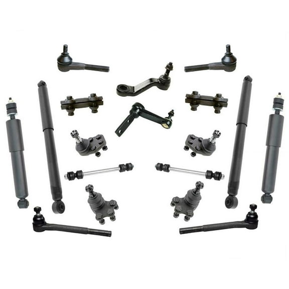 Suspension & Chassis 18pc Kit for Dodge Ram Pick Up 1500 Rear Wheel Drive 00-01