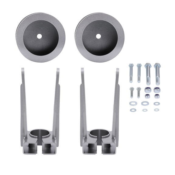 Suspension Lift Kit 3.5'' Front 3'' Rear for Jeep Grand Cherokee WK 2WD 4WD 2005-2010 & Jeep Commander XK 2006-2010, Powder-Coated Strut Fork & Spacer Set, SKU 37302819