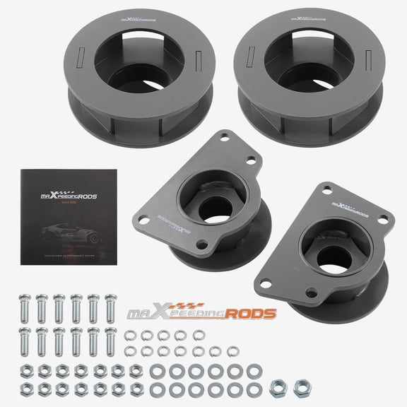 Suspension Lift Kit for Jeep Liberty KK 2008-2013 & Dodge Nitro 2007-2012, 2.5" Front 2" Rear Spacer Kit, Carbon Steel, SKU 85410422, Increases Ground Clearance for Larger Tires