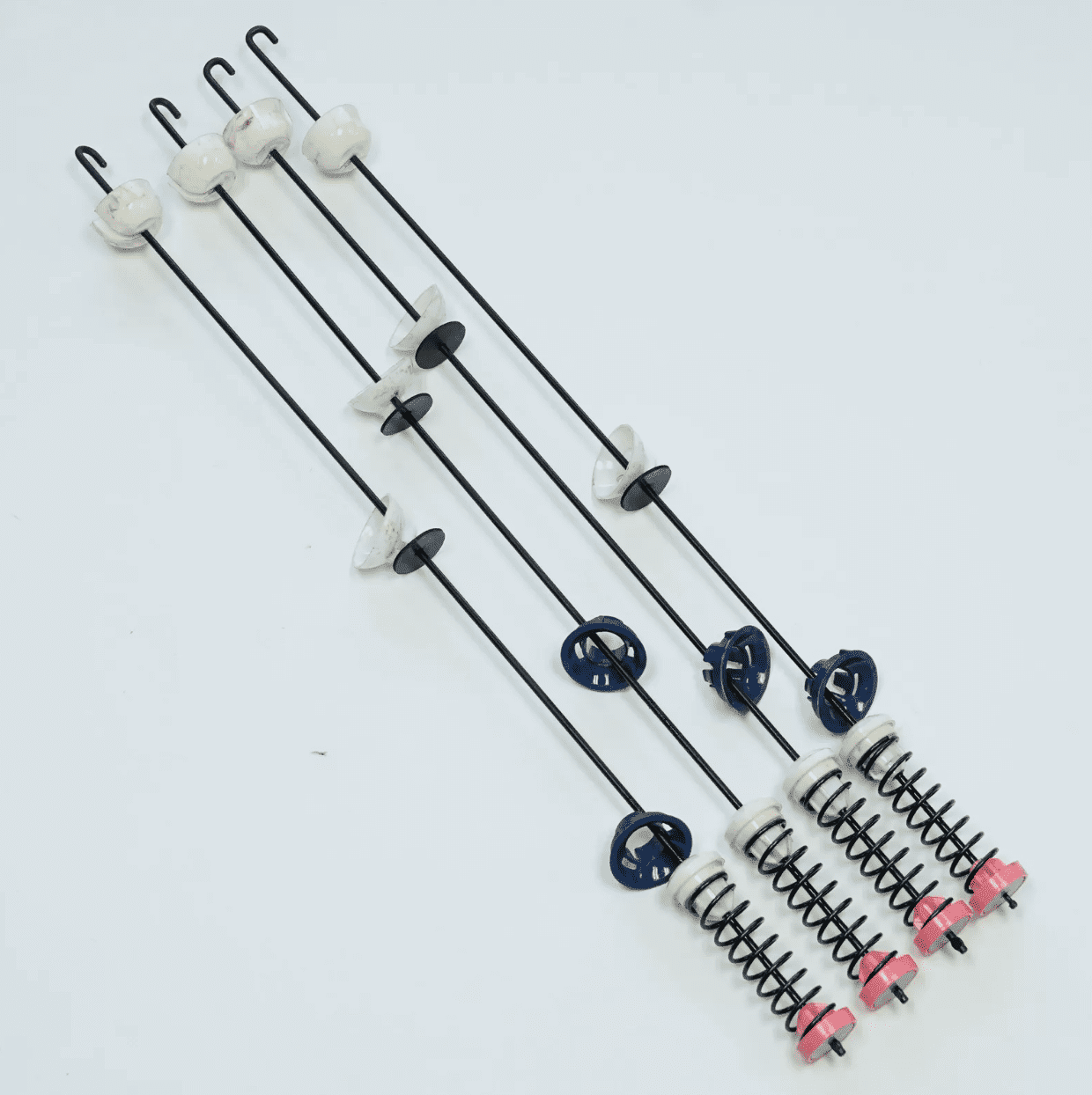 Suspension Rod Kit Replacement For Maytag 7MMVWB950AG0 MVWB750YW0 MVWB850YG0 MVWB850YG1 MVWB850YW0 MVWB850YW1 MVWB880BW0 MVWB950YG0 MVWB950YG1 MVWB950YW0 MVWB950YW1 MVWB980BG0 MVWB980BW0 Washer