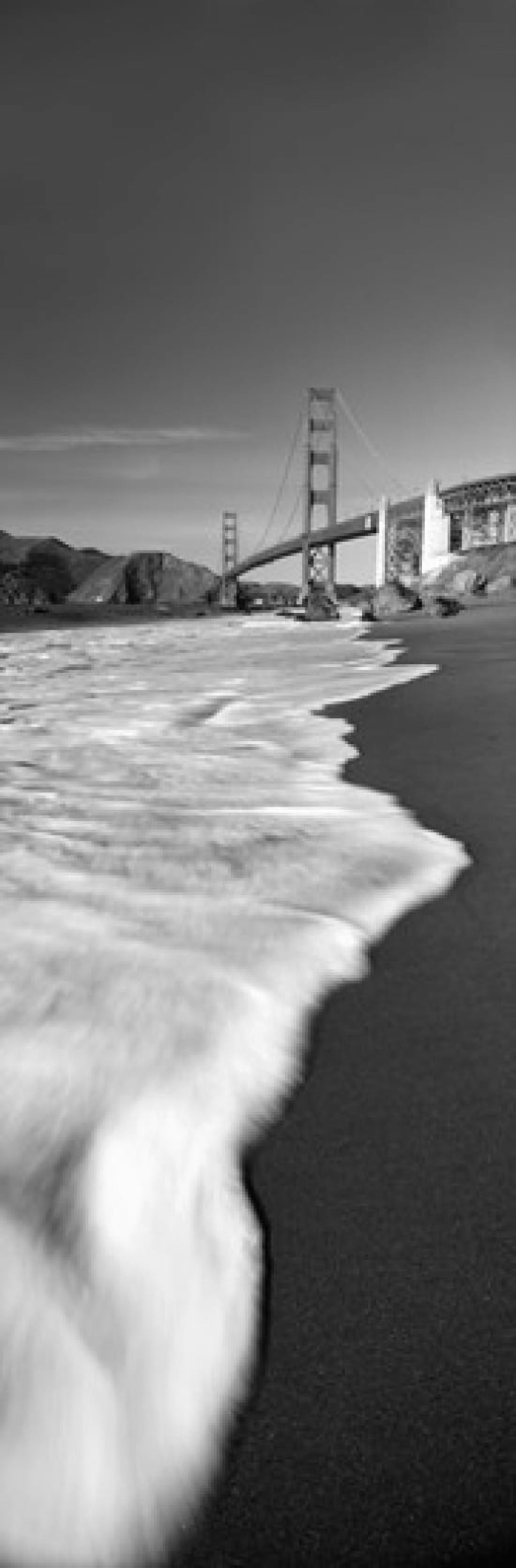 Suspension bridge across a bay Golden Gate Bridge San Francisco Bay San Francisco California USA Canvas Art - Panoramic Images (36 x 12)