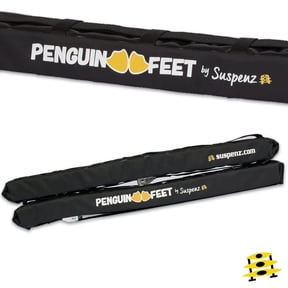 Suspenz Penguin Feet Car Roof Rack Pads for Kayaks, Paddle Boards, Surfboards, Skis, Ladders (2 Count)