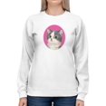 thumbnail image 1 of Suspicious Cat Sweatshirt Women -Kayomi Harai Designs, Female Small, 1 of 4